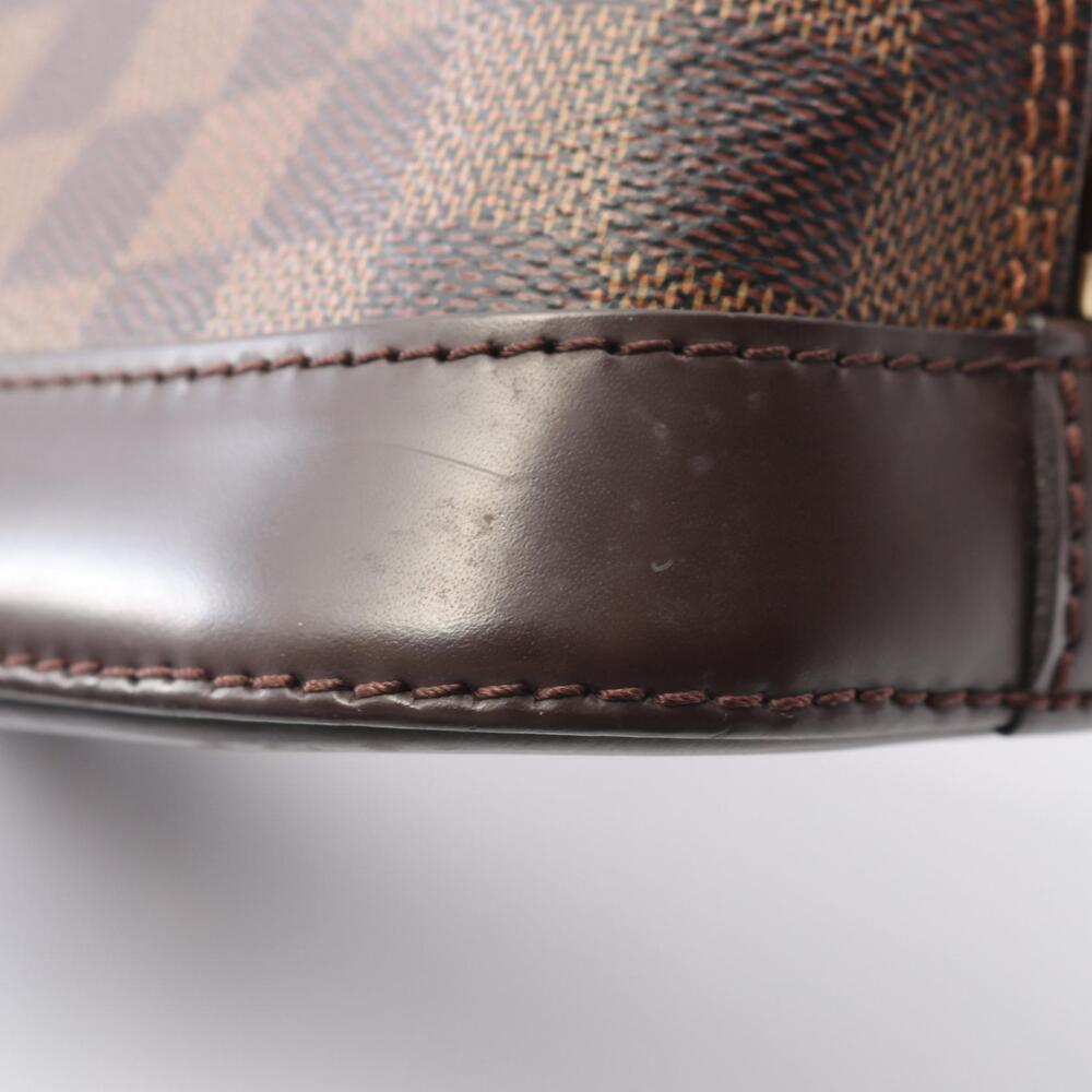 Louis Vuitton Alma Brown Handbag Leather Damier - Picture 8 of 8